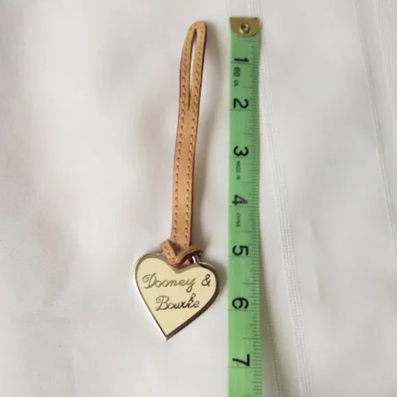 Dooney & Bourke Gold Heart Charm Hang Tag - Picture 5 of 7